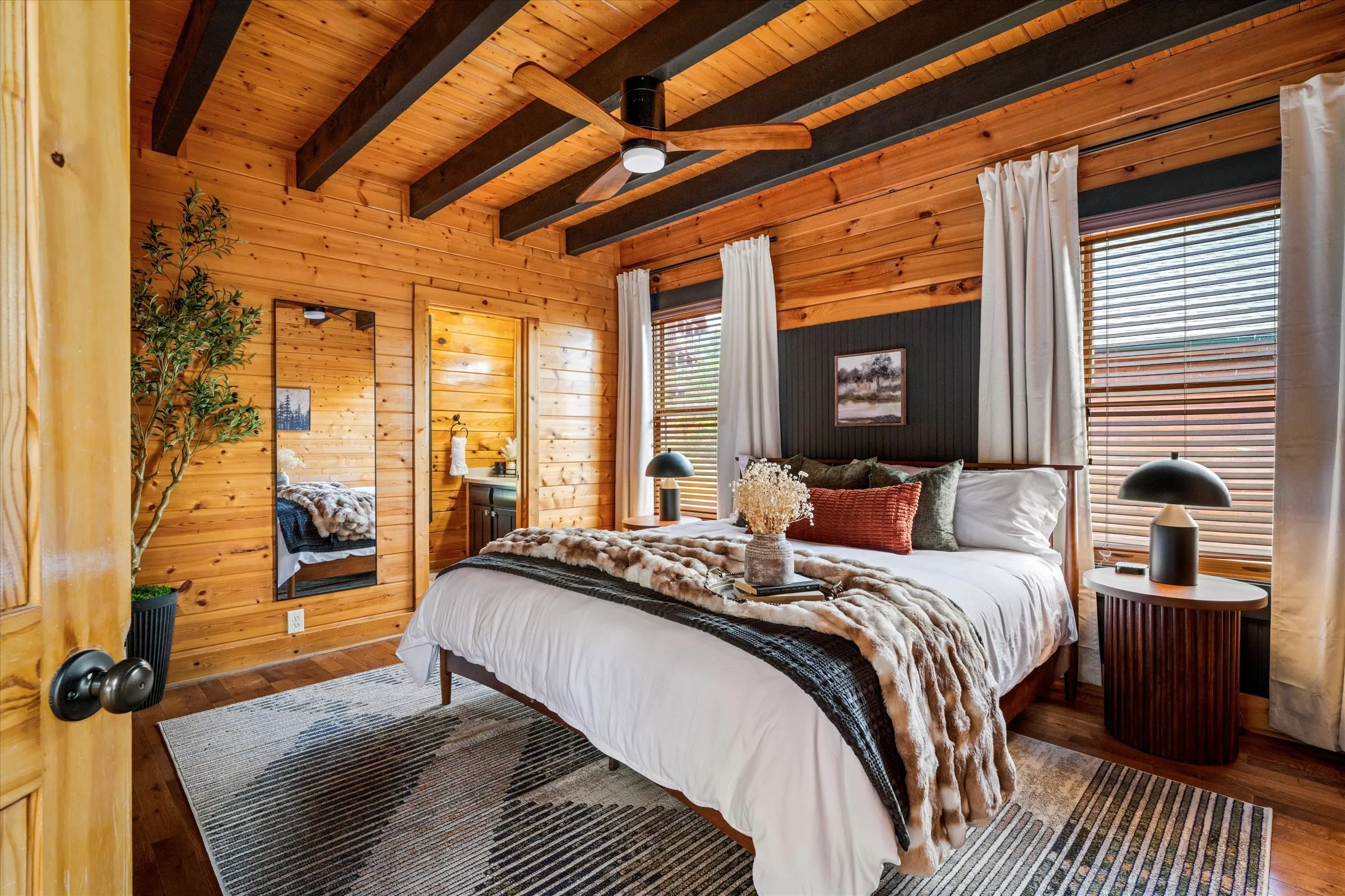 Upstairs bedroom suite